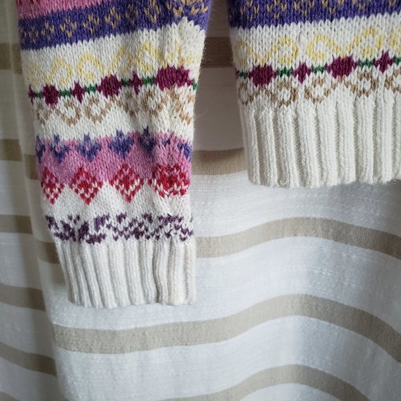 Mountain Lake | Fair Isle Ramie Bright Sweater - Picture 3 of 5